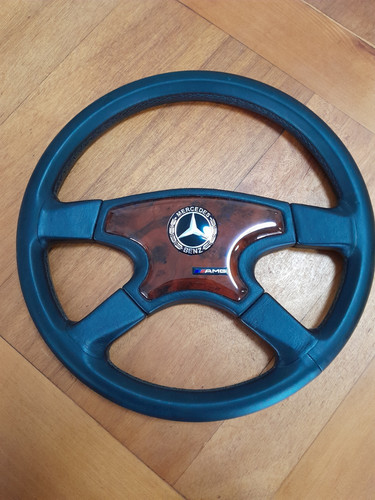 Mercedes amg leder lenkrad - leder,